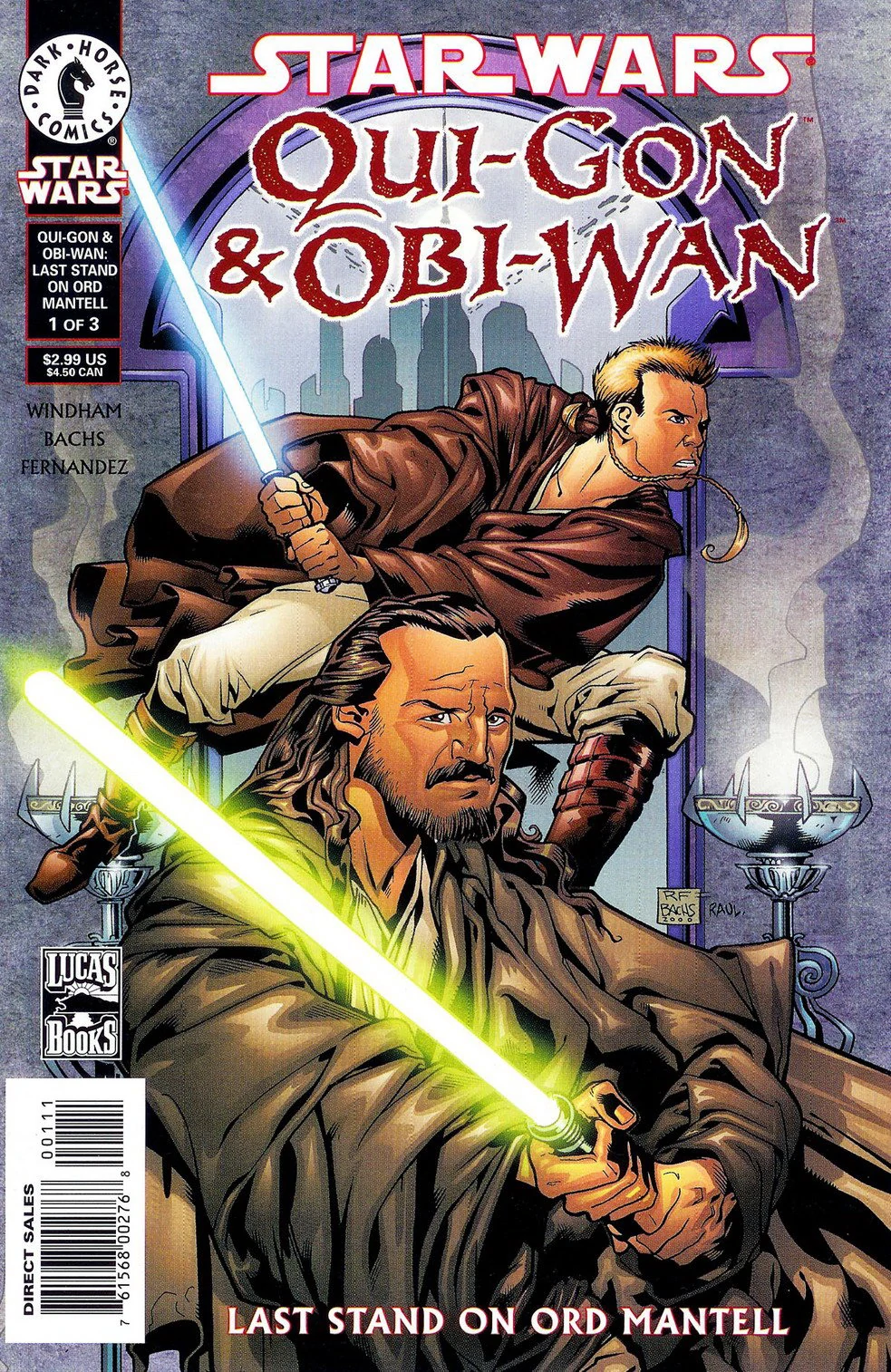 Obi-Wan and Qui-Gon Last Stand on Ord Mantell comic